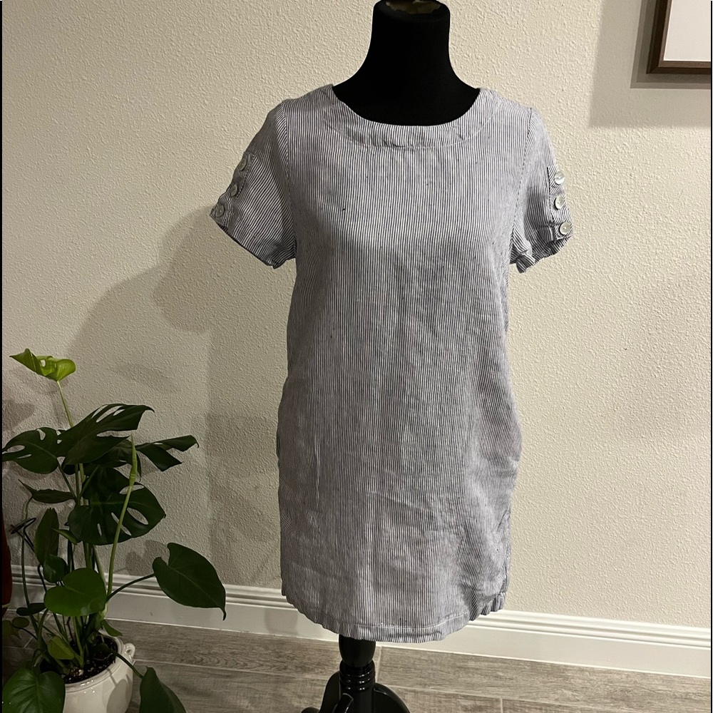 Tahari Linen Dress